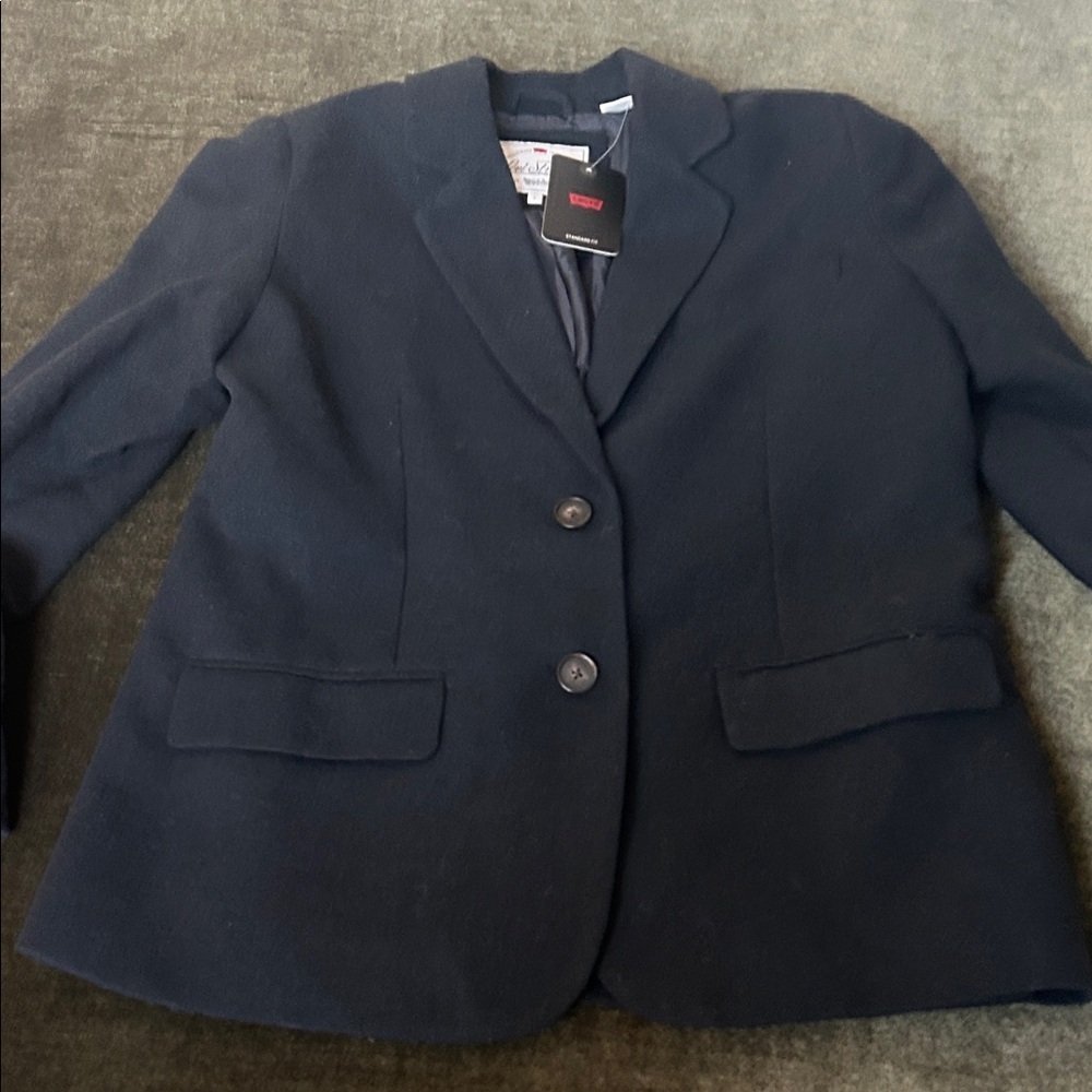 Levi's black Wool Blazer NWT